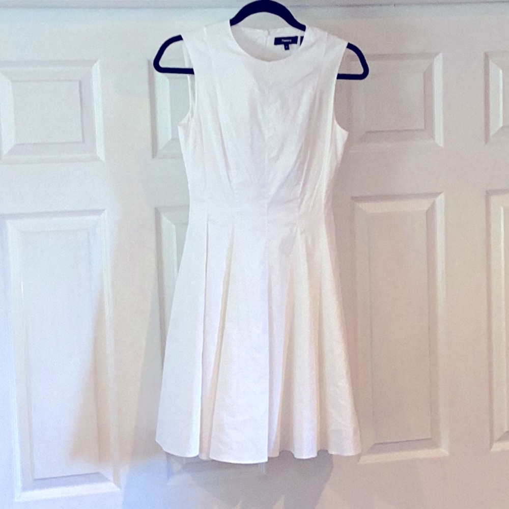Theory Sleeveless White Dress